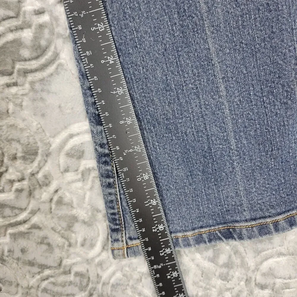 Vintage American Eagle Jeans Womens 6 Blue Favorite Fit Distressed Flare Y2K